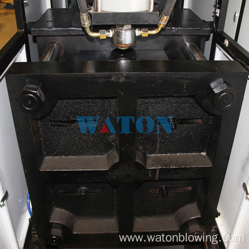 The iron semi automatic blow molding machine